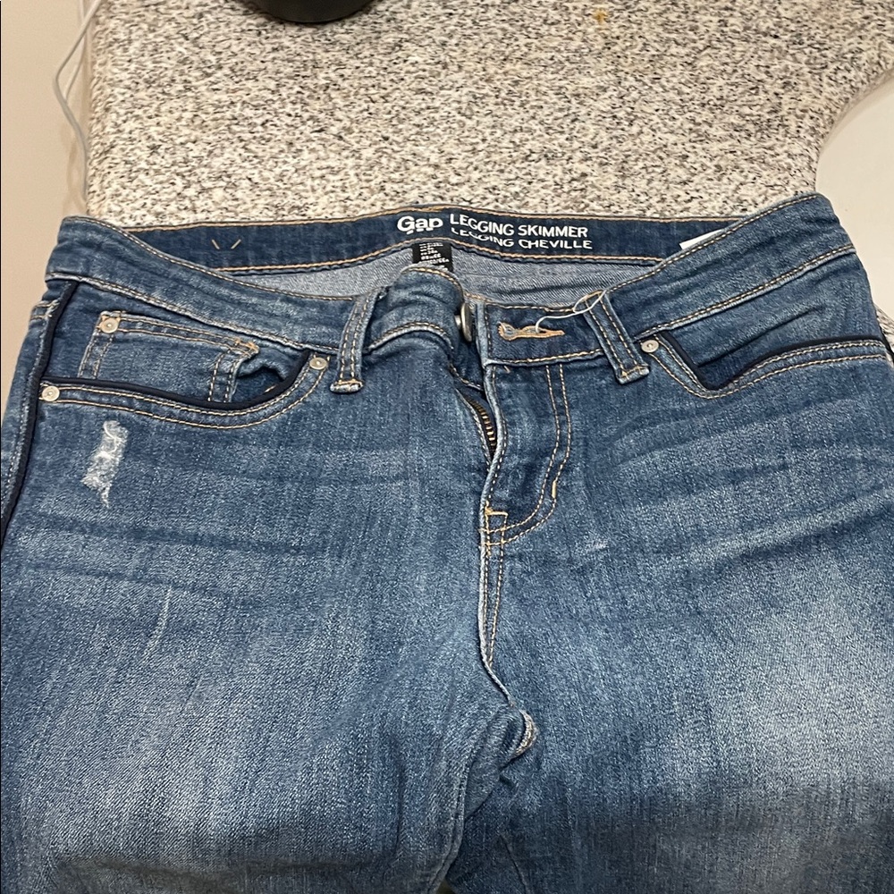 GAP Women's Classic Blue Jeggings